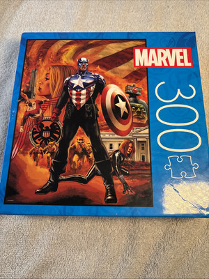 Cardinal Marvel Captain America 300 Pc Jigsaw Puzzle 18  x 24 