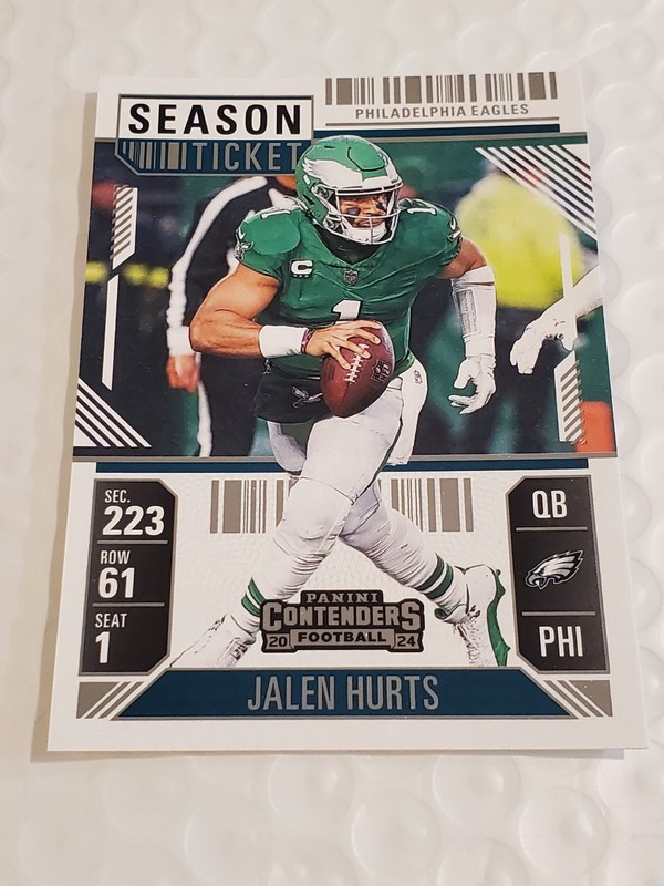 2024 Panini Contenders Jalen Hurts #79 - Philadelphia Eagles Kelly Green - FS!🏈