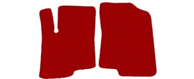 Basic Front Fußmatten Rot für Hyundai i20 III 2020-... Automatten