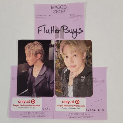 BTS ARIRANG JIMIN Rooted Korea Music Version Target Only Photocard