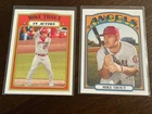 Mike Trout Baseball Card Lot - 2021 Topps Heritage #169 #170