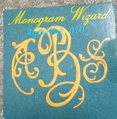 MONOGRAM WIZARD   ALPHA PAK 010 | NEW