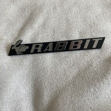 Original VW Golf Rabbit Schild neu