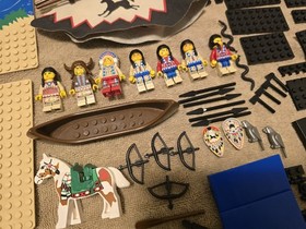 LEGO 6766 Rapid River Village 99% Complete Vintage Western *read*