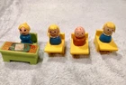 Vintage Fisher Price Little People, School Desks, Chairs Vintage Little People