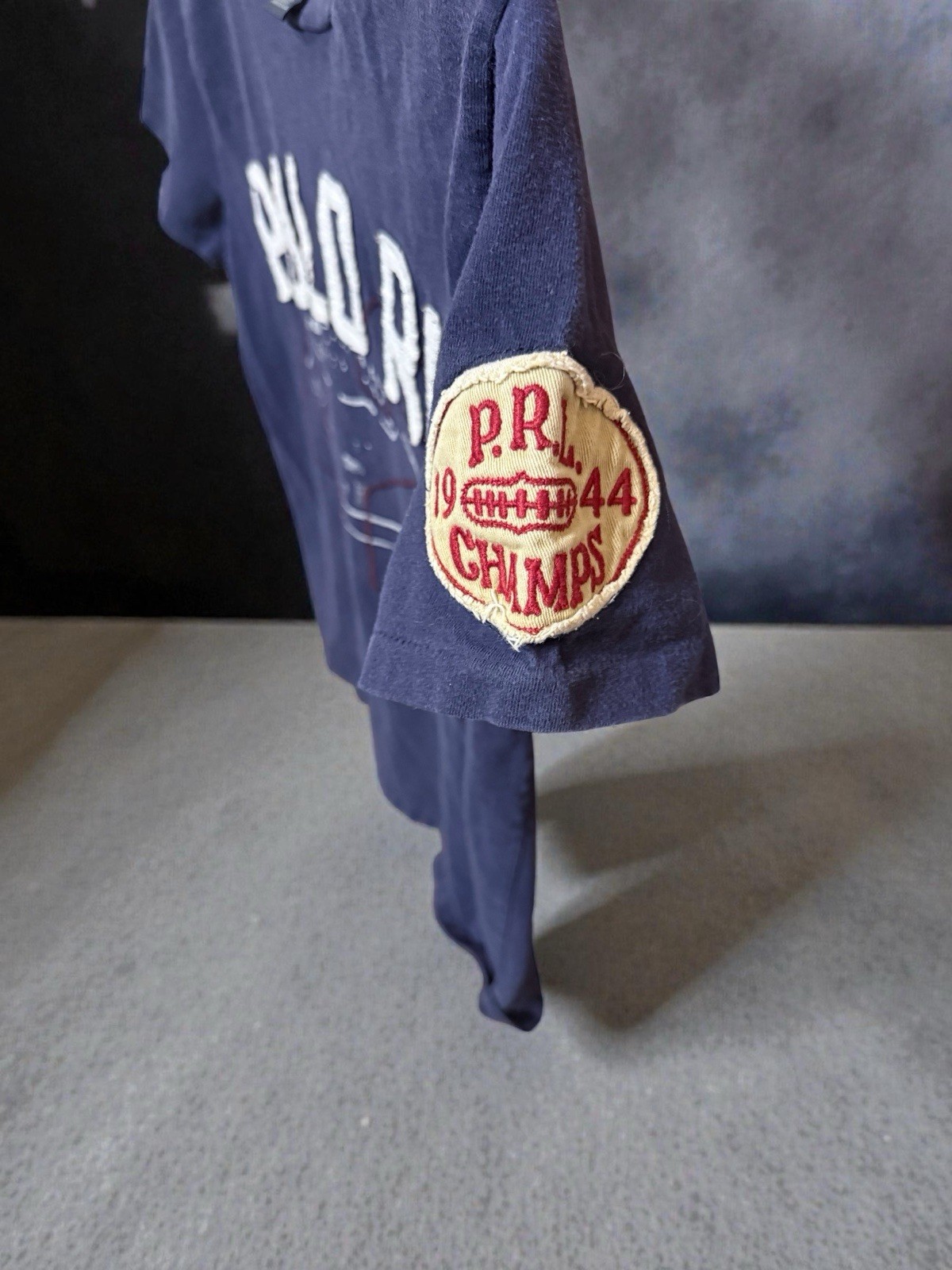 Polo Ralph Lauren Football 42 Short Sleeve T Shirt Size 10-12 Preppy Americana thumbnail 2