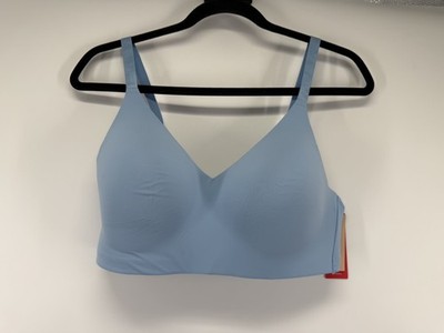 ThirdLove 24/7 CLASSIC Wireless Bra Women Size Large Smooth Lake Blue NWT