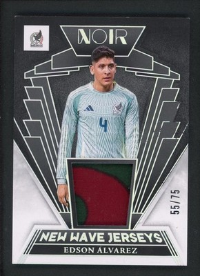 2024-25 EDSON ALVAREZ 55/75 PATCH PANINI NOIR FIFA NEW WAVE JERSEYS
