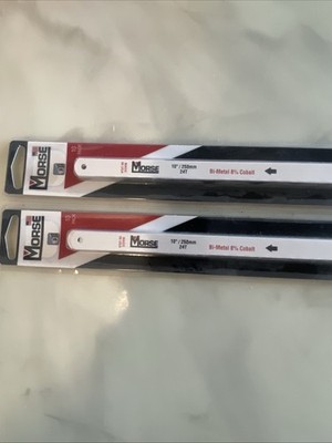 Morse 10  Bimetal  Blades 10pk 24 Teeth 2 Packs!