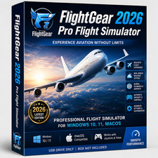 Flight Gear 2026 - Professional Flight Simula...