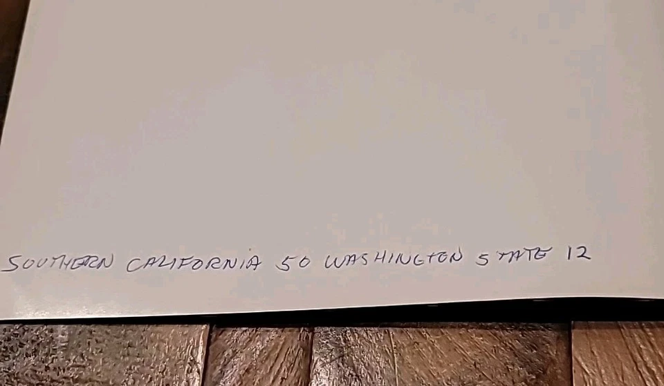 1955 Pigskin Review USC Trojans vs Washington ST Cougars Football Game Program - Image 2 of 4