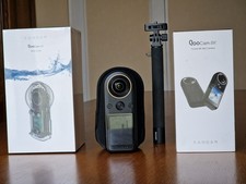 👁️ Caméra 360 degrés Kandao Qoocam 8K + étui + housse + perche selfie + caisson