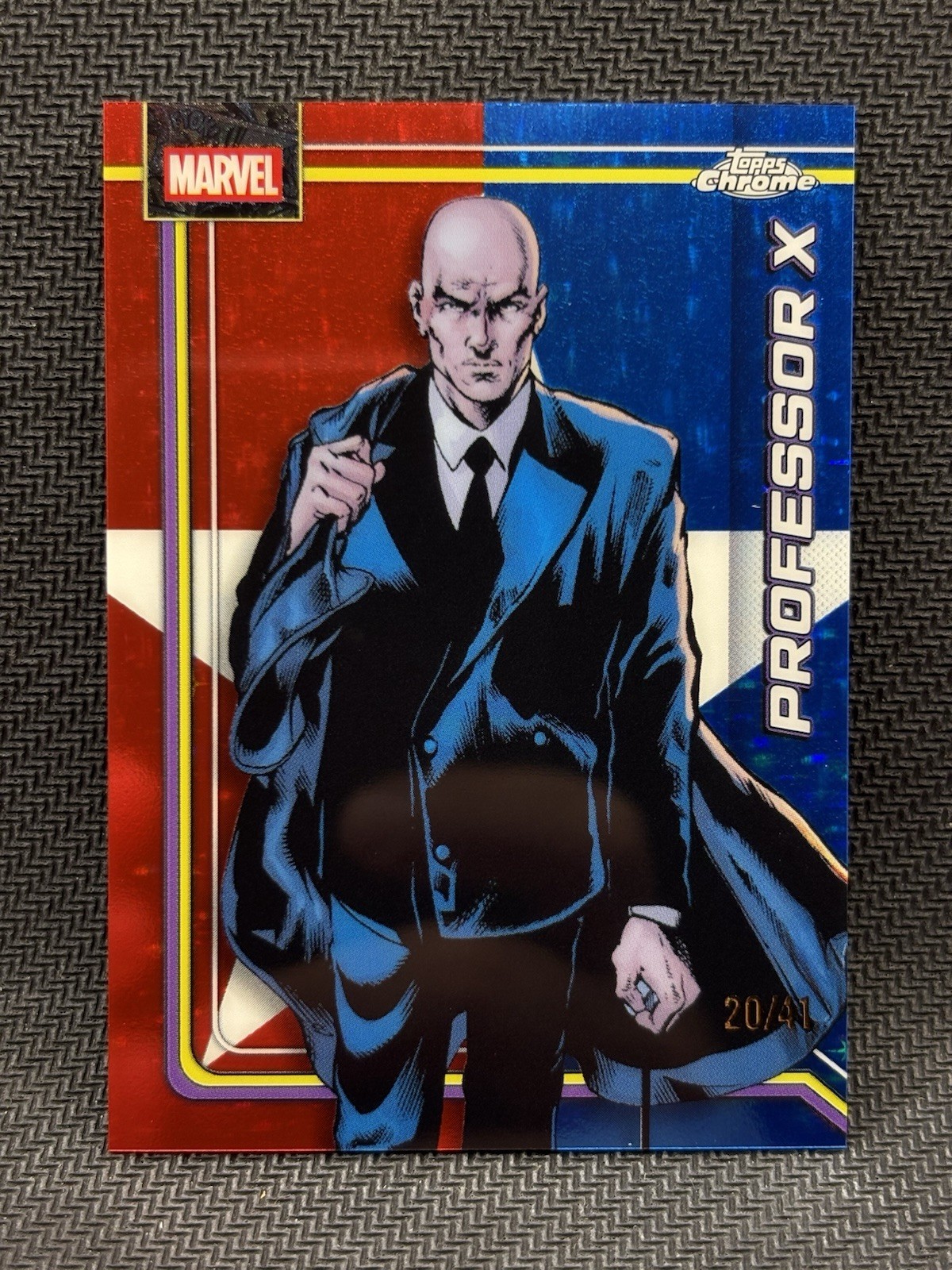 2026 Topps Chrome Marvel Comics #91 Professor X Refractor 20/41