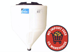 15 Gallon Cone Bottom Inductor Tank Full Drain MDPE No Stand 1-1/2" FPT