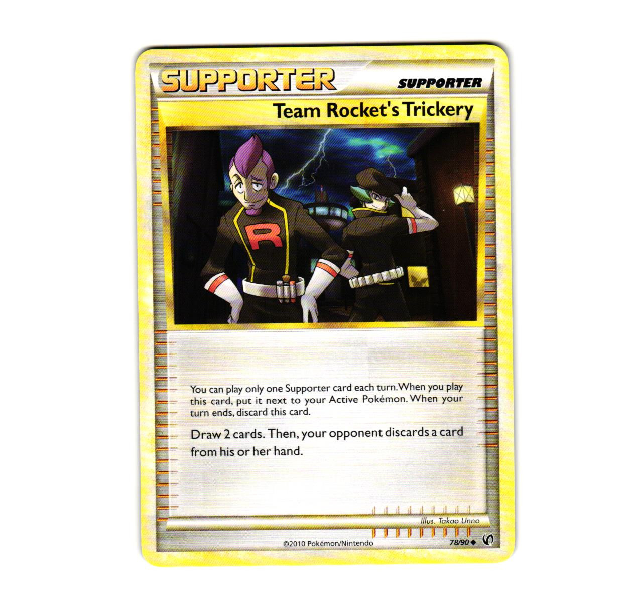 Pokemon Team Rocket's Trickery 78/90 Undaunted Regular NM