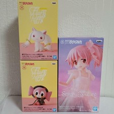 Puella Magi Madoka Magica Kaname Kyubey Charlotte Figure Banpresto Set of 3 JP