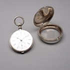 Antique Pocket Watch Hampden Springfield 7j Size 18s Fahys Oresilver 56mm c1878 — photo 8