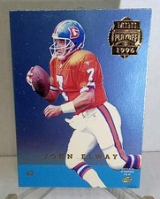 1996 Playoff Trophy Contenders Mini Back-To-Backs #42 John Elway Anthony Miller 