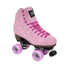Sure-Grip Boardwalk Unisex Outdoor Roller Skates with Retro Leather Boots and...