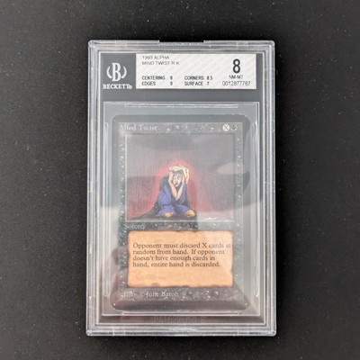 MTG \>> Mind Twist (BGS 8) // Alpha - 341 Trading - Magic