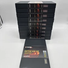 10x BASF Betacam SP Master 60ML Metal Tape Video Broadcast For Studio NEW EMTEC