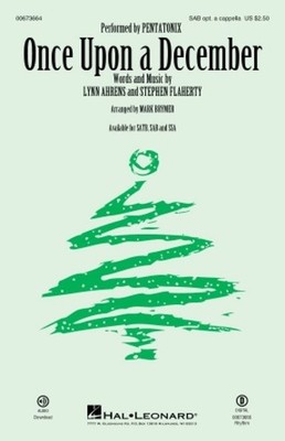 Pack of 5   Once Upon a December (SAB), arr. Mark Brymer   SAB   Choral Score