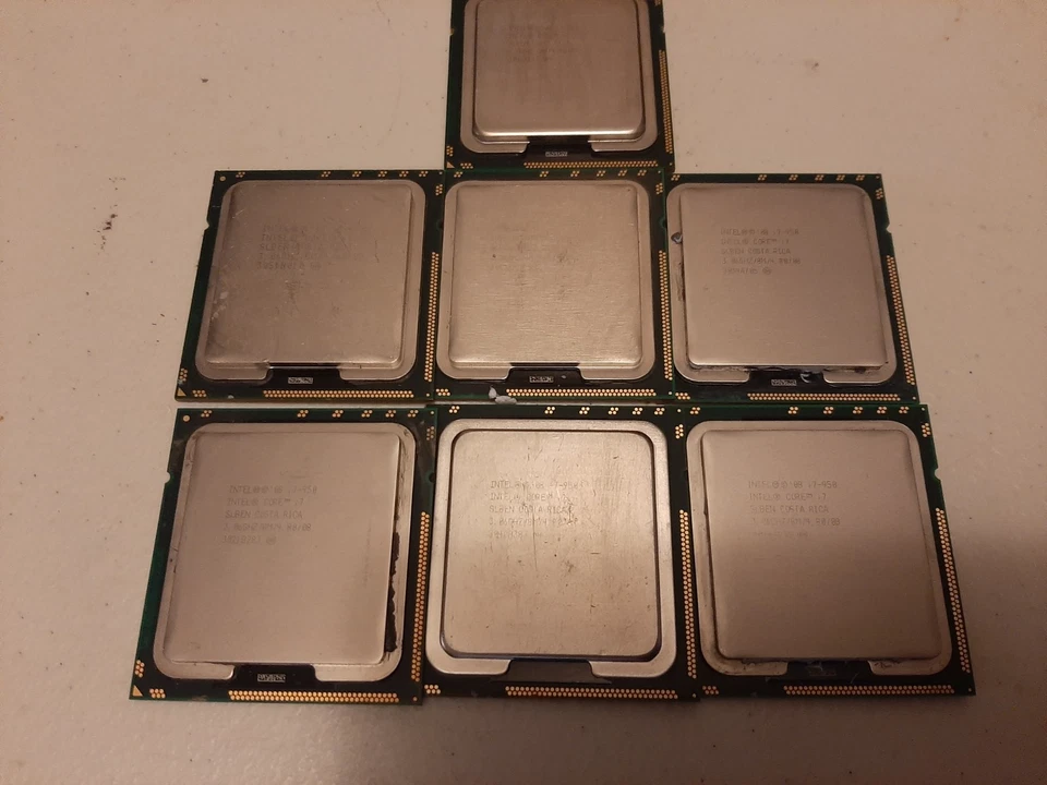 LOTE DE 7 procesadores Intel CPU I7-950 Foto 2 de 2