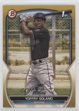 2023 Bowman Prospects Gold 7/50 Yoffry Solano #BP-72 0q4x