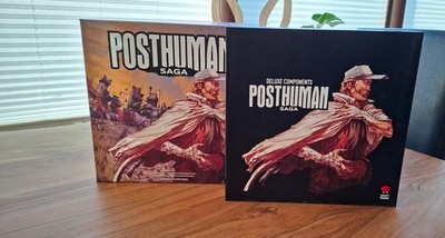 Brettspiel POSTHUMAN SAGA + DELUXE KOMPONENTEN
