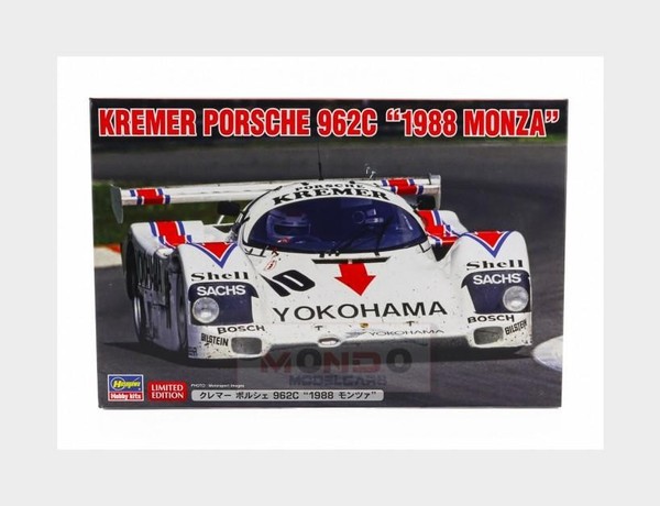 1:24 Hasegawa Porsche 962C Team Kremer #10 Monza Racing 1988 Kit HA20662 Modellb-image
