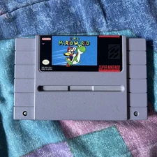 Super Mario World - Original and Authentic SNES Super Nintendo Game