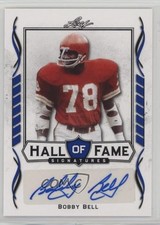 2021 Leaf Signature Hall of Fame Auto Blue Bobby Bell #HOF-BB1 Auto HOF 0a3