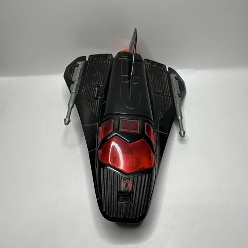 80s Vintage GI Joe Arah Cobra Night Raven Recon Drone Black Jet Plane Hasbro
