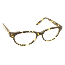 Barton Perreira Sherilyn Yellow Brown Tortoise Eyeglasses Frames 49-17 140 Japan