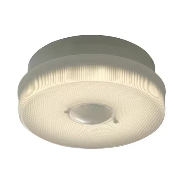 Luz de techo interior/exterior con batería activada por movimiento blanca 360 grados 1150 lúmenes Foto 3 de 4