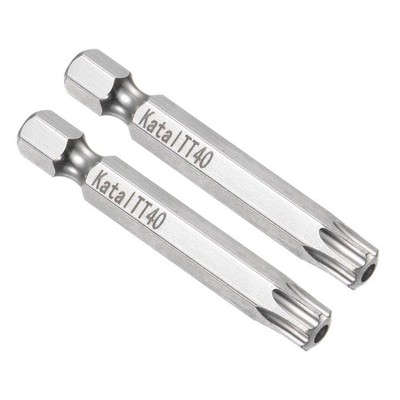 Magnetisch Stern 7 Punkte Bits TT40 Kopf 1/4'' Sechskant Schaft 2'' Länge S2 St...