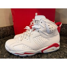 Nike Air Jordan 6 Retro Red Oreo White University Red CT8529-162 Mens 10
