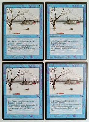 MTG | 4 x Flood | The Dark | Magic The Gathering