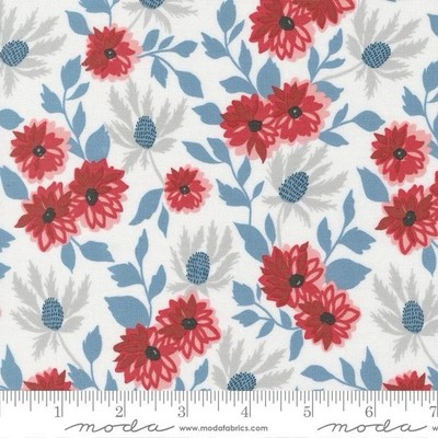 Fat Quarter Moda Old Glory by Lella Boutique Floral Thistle 100% Baumwollstoff