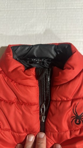 Spyder Kids Reversible Quilted Vest with Spider Logo - Picture 2 of 9