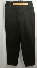 Vintage Levi’s 560 Made in USA 90's Loose Fit Tapered Leg Black Jeans 38x32