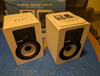 Fluid Audio Classic Series C5BT Bluetooth 5'' Studio Monitor White