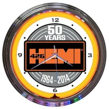 Neonetics Hemi 50th Anniversary Neon Clock 8MPORA