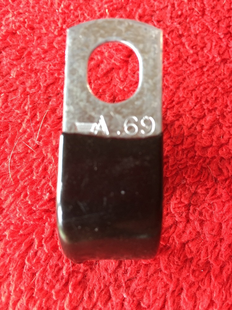 10 Pack AEROQUIP Loop Support Clamps 9007293 Steel/Neoprene .69