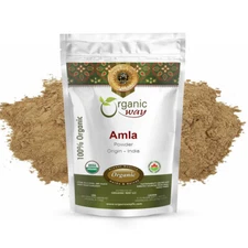 Organic Way Amla / Indian Gooseberry Powder - Organic, Kosher & USDA Certified