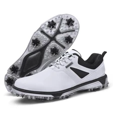 Waterproof Men's Comfortable Golf Sneakers Outdoor Walking Anti-Slip Golf Shoes