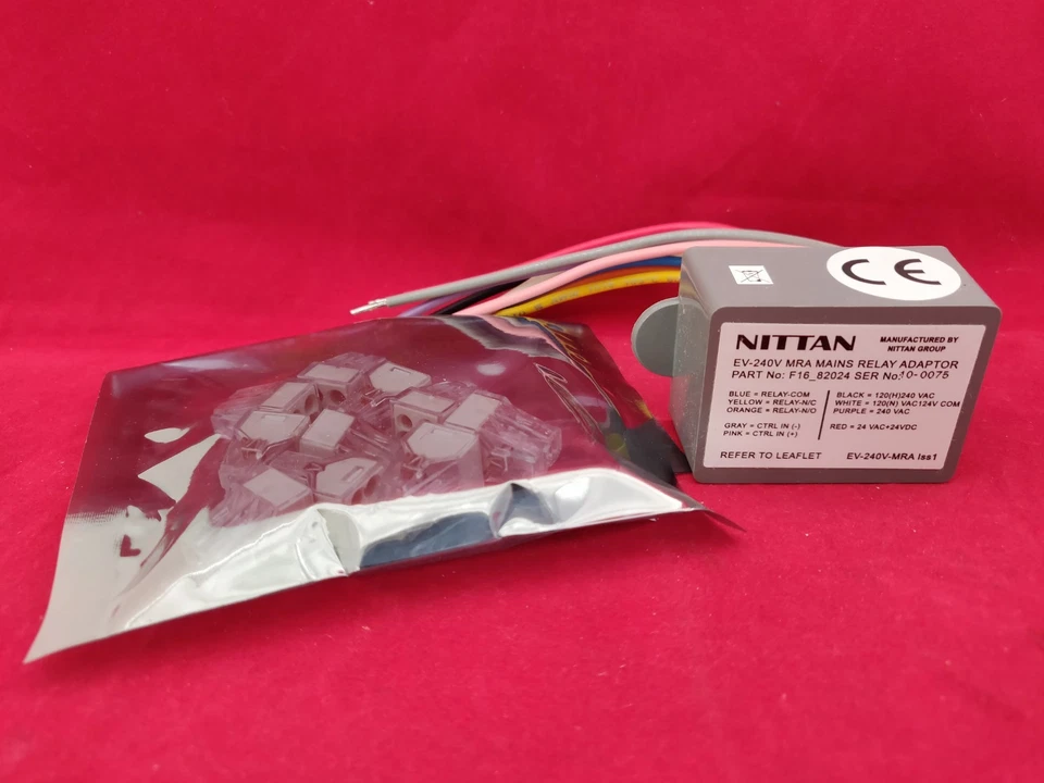 NITTAN EV-240V MRA HAUPTSCHALTER RELAIS ADAPTER UND STECKER
