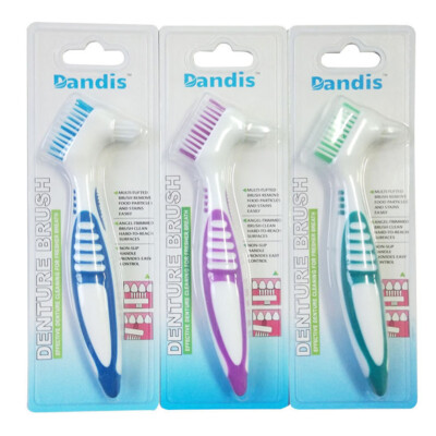 10Pcs Multi-Function Dental Denture Brush for Denture/Braces/Orthotics Cleaning