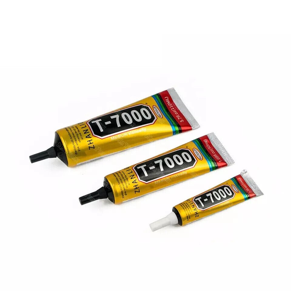 2 X T7000 Glue Needle Point Drill Cell Phone Screen Repair Glue 15/50