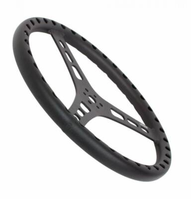 JOES RACING PRODUCTS 13534-B 14in Flat Steering Wheel Black